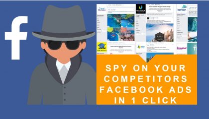 spy competitors ads faceboook 1 click